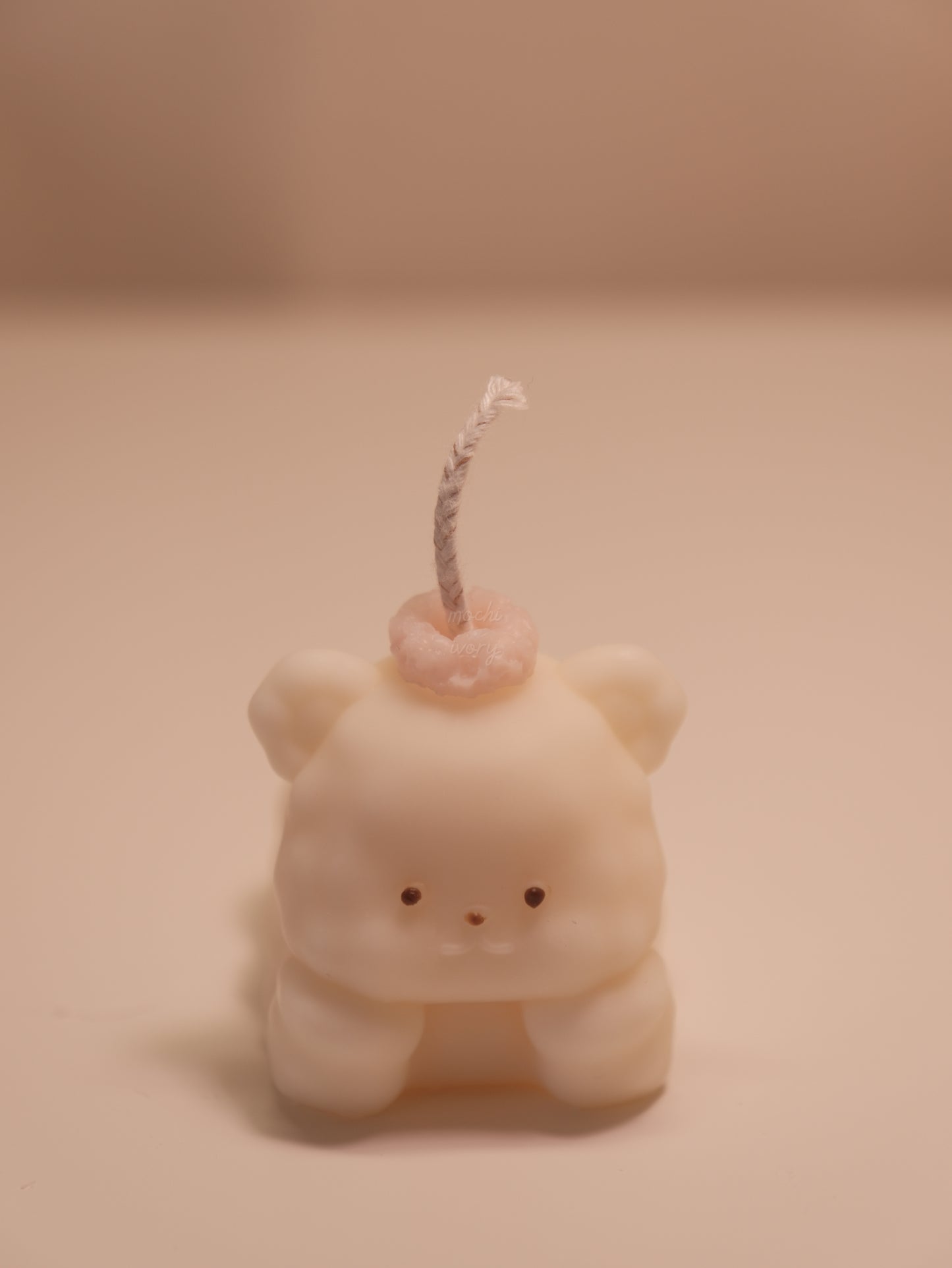 cheerio bear candle