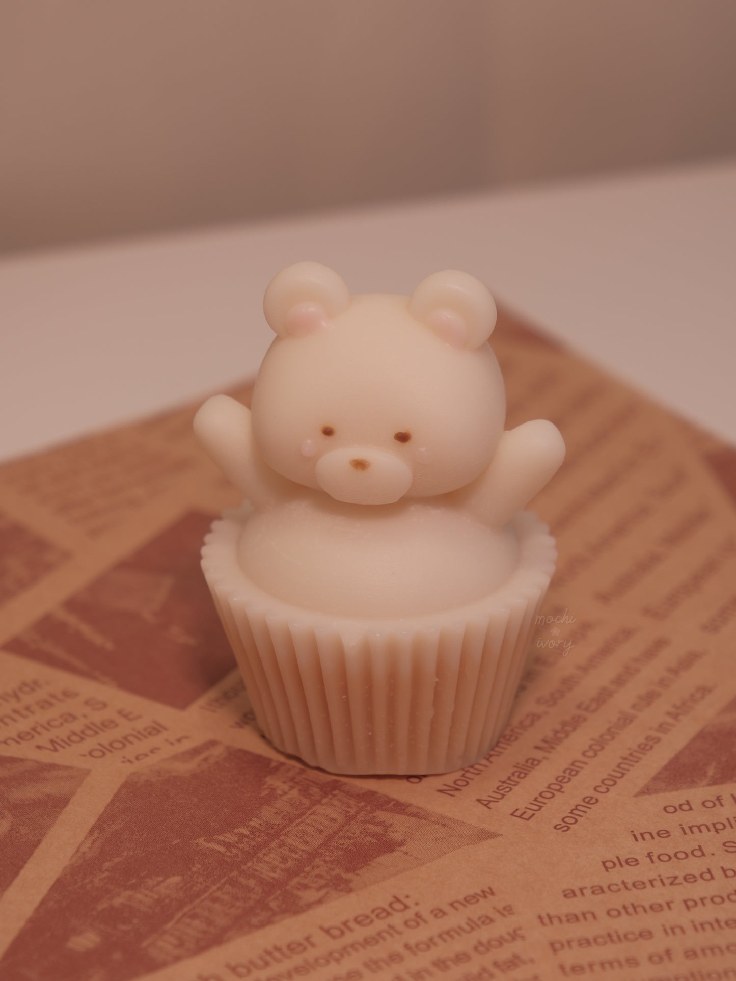 cheesecake bear candle