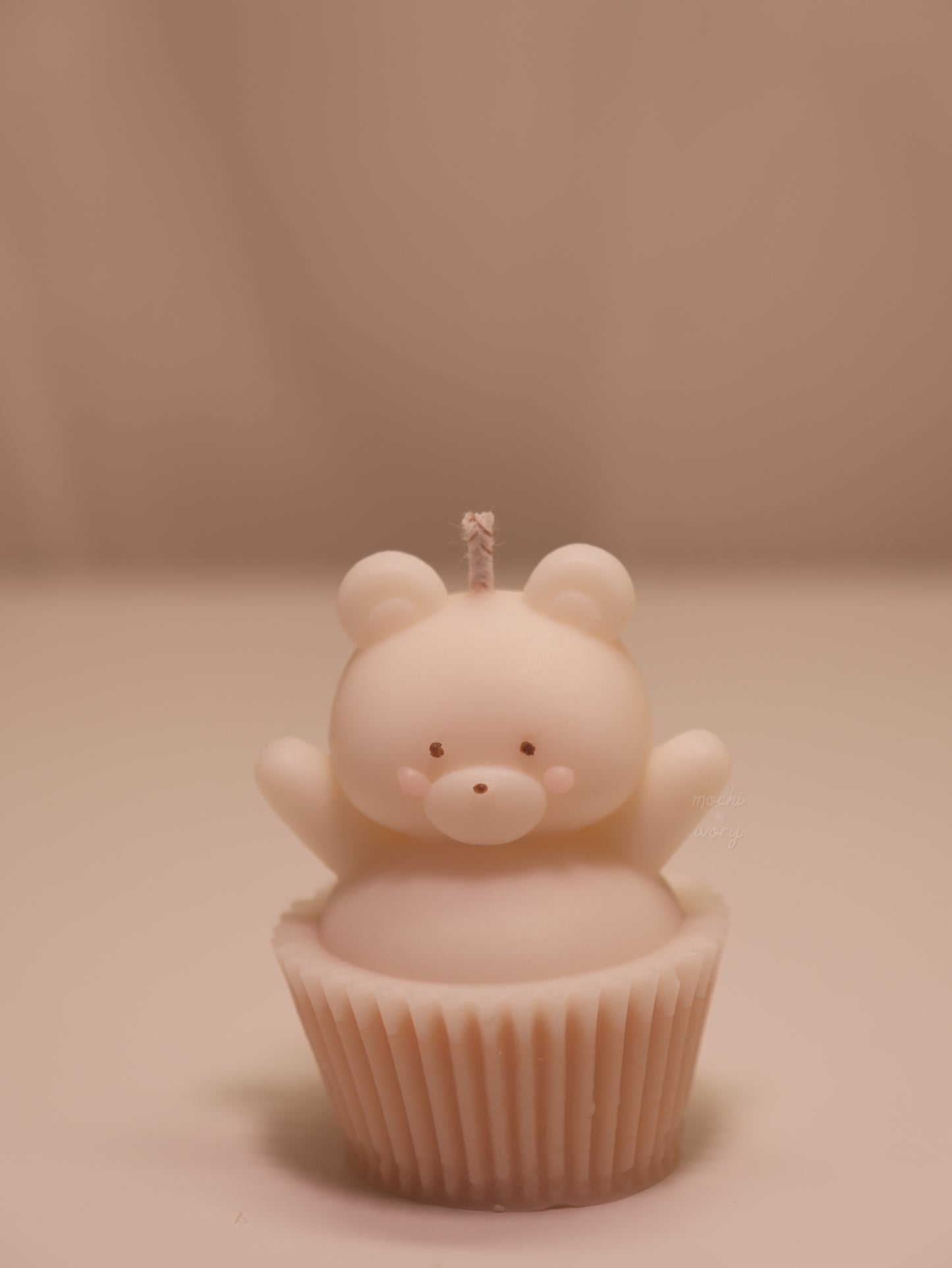 cheesecake bear candle