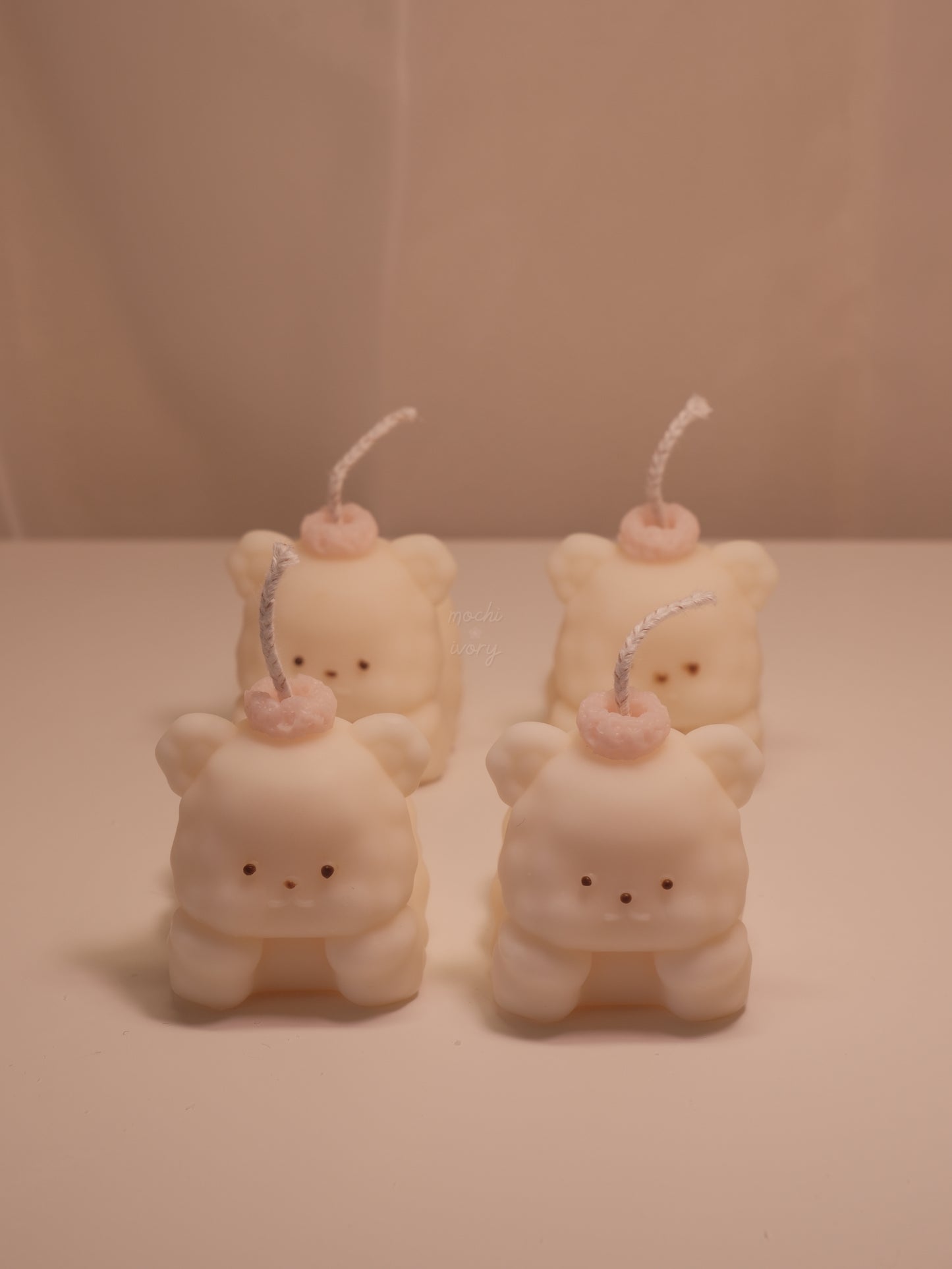 cheerio bear candle