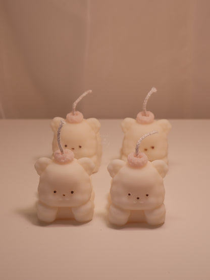 cheerio bear candle